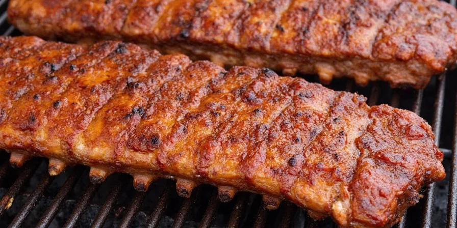 Resting ribs after cooking