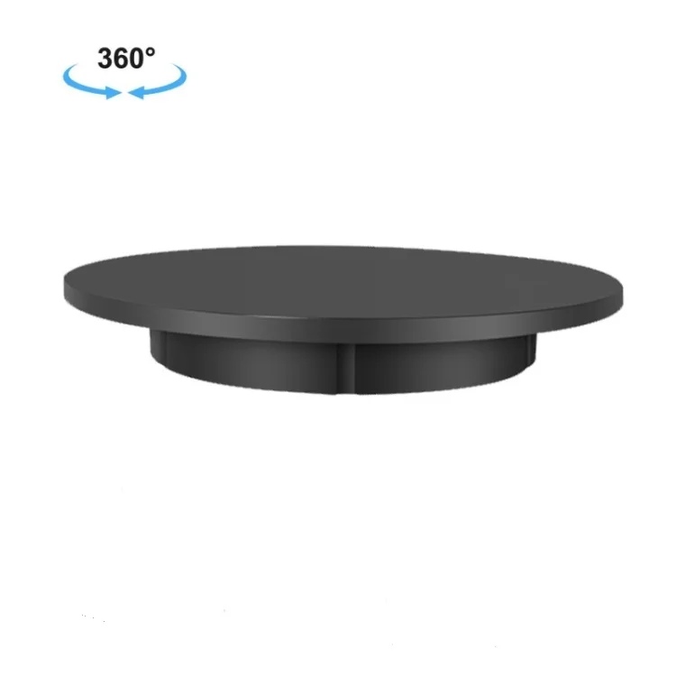 

42cm 306 Degree Rotating Electric Turntable Photography Display Stand Jewelry Display Stands Studio Box Display Stand 100kg Load