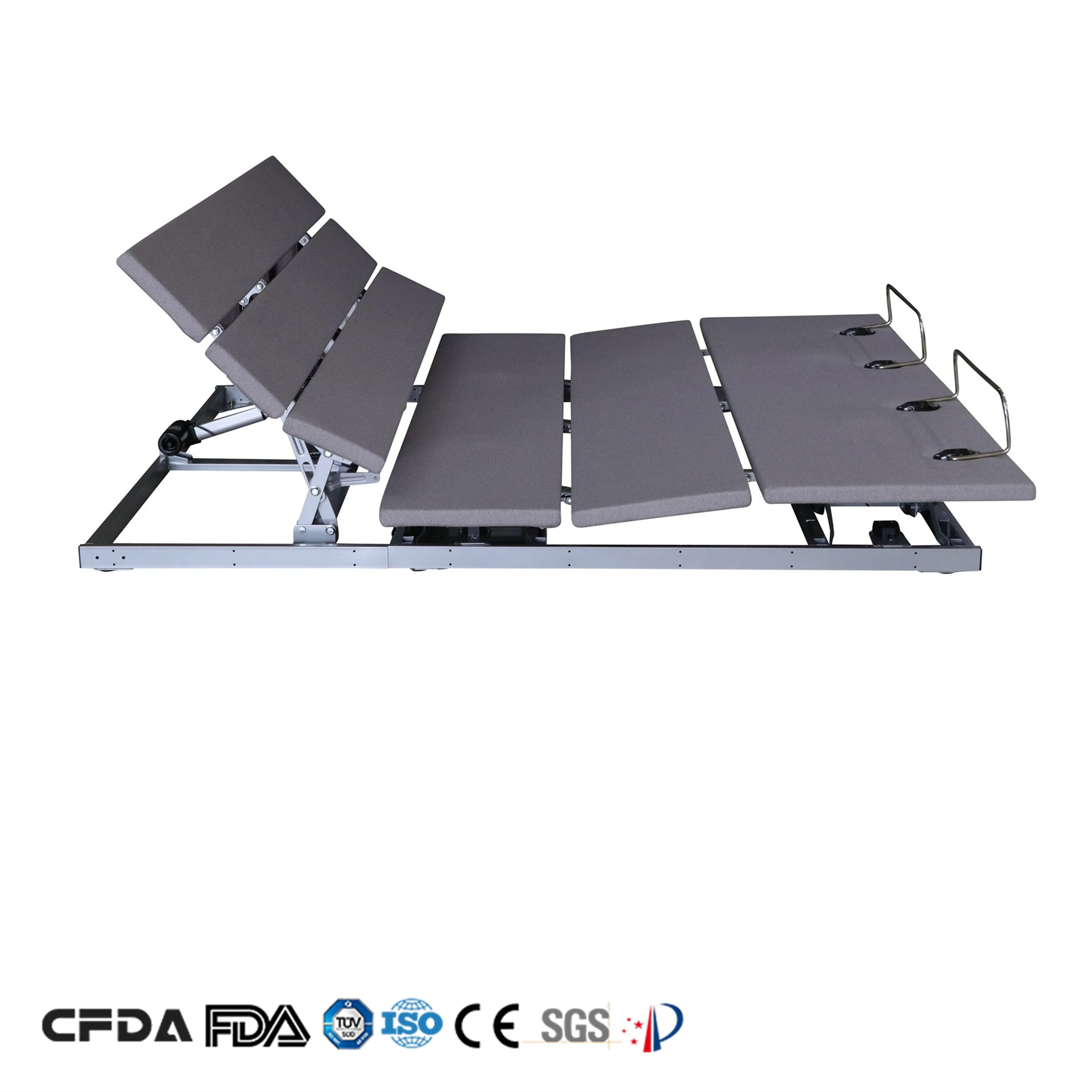 
L040 USA hotel steel bulk adjustable base hotel bed frames king 