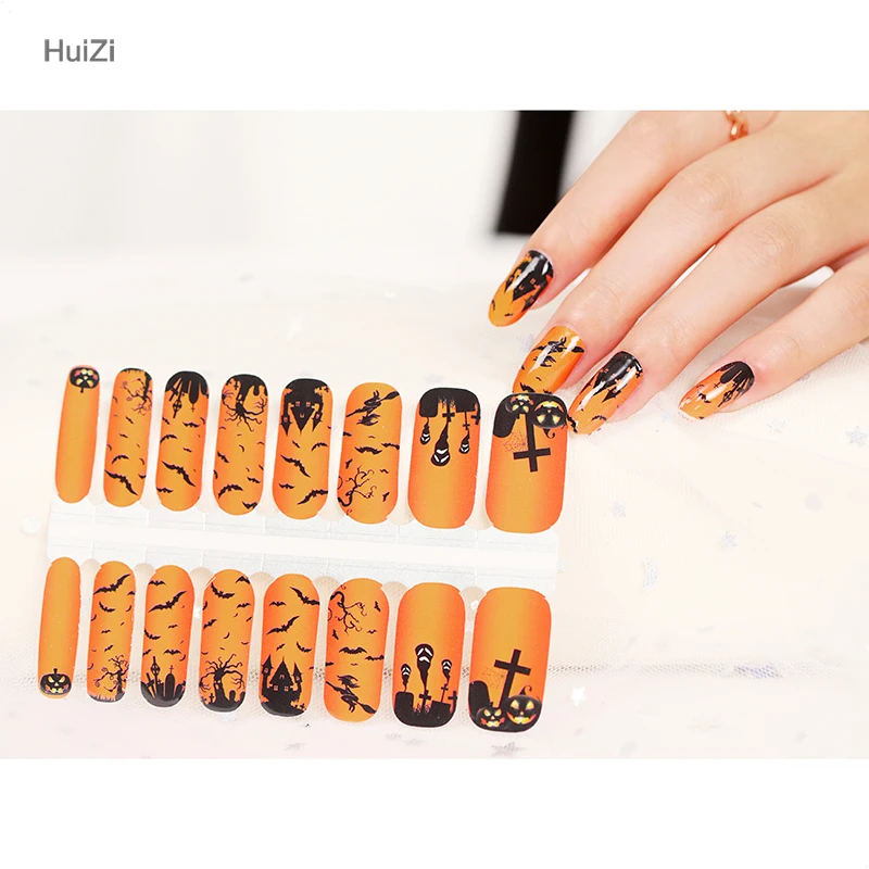 

Huizi factory supplier high quality Nail art decoration products kids nail sticker wraps, Cmyk