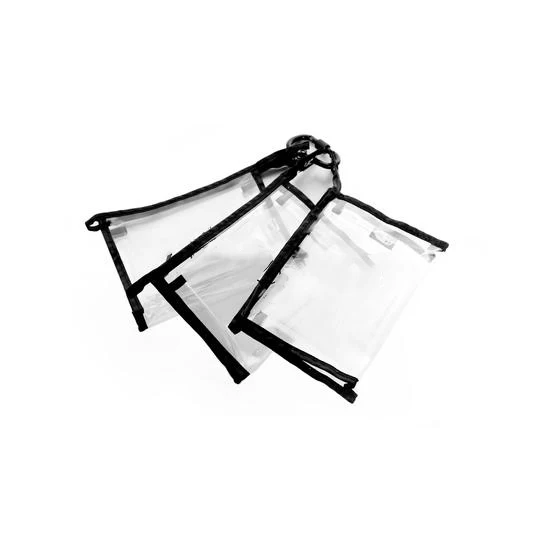

3 Packs Transparent Portable PVC Clear Cosmetic Makeup Bag Pouch