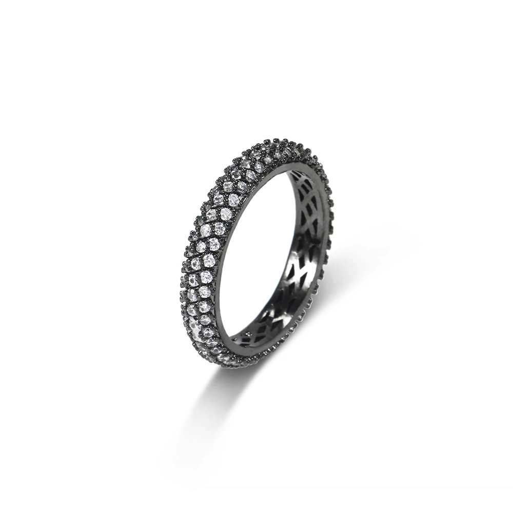 

Bling bling iced out ring gold plated jewelry rings