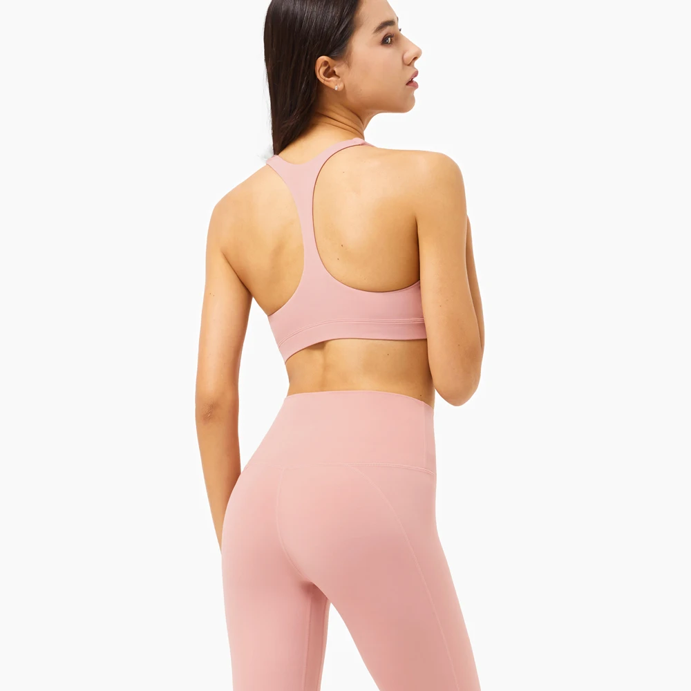 

High Quality New Deep V Neckline Women Yoga Sports Bra Charm Y-shaped Back Cross Yoga Jogging Gym Bra, Picture shown