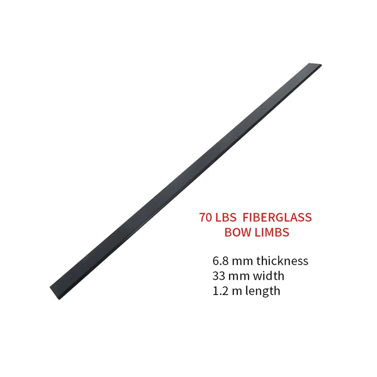 

70LBS fiberglass bow limbs for Archery DIY Straight pull Bow and tradition bow