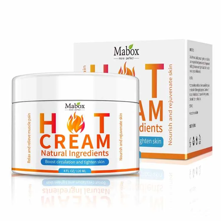 

Mabox Private Label Hot Cream Slimming Firming Cream for Shaping the Waist, Abdomen, Hips and Legs, White