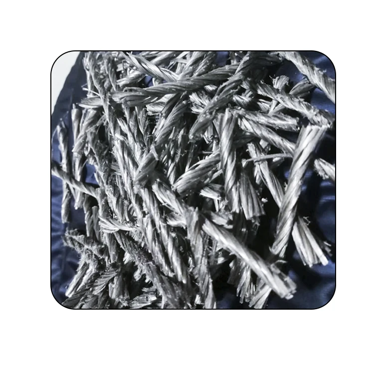 
SynHua pp fiber twisted 54mm length for concrete industry polypropylene fibers factory price synthetic fibre 