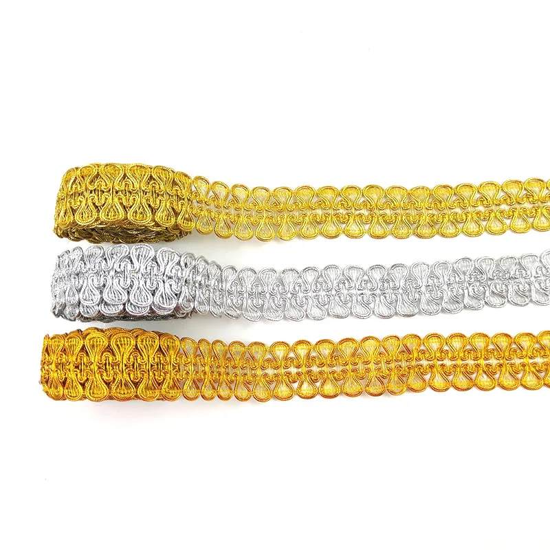 

Deepeel KY404 3.5cm DIY Craft Accessory Sewing Trimmings Crocheted Trims Band Braided Lace