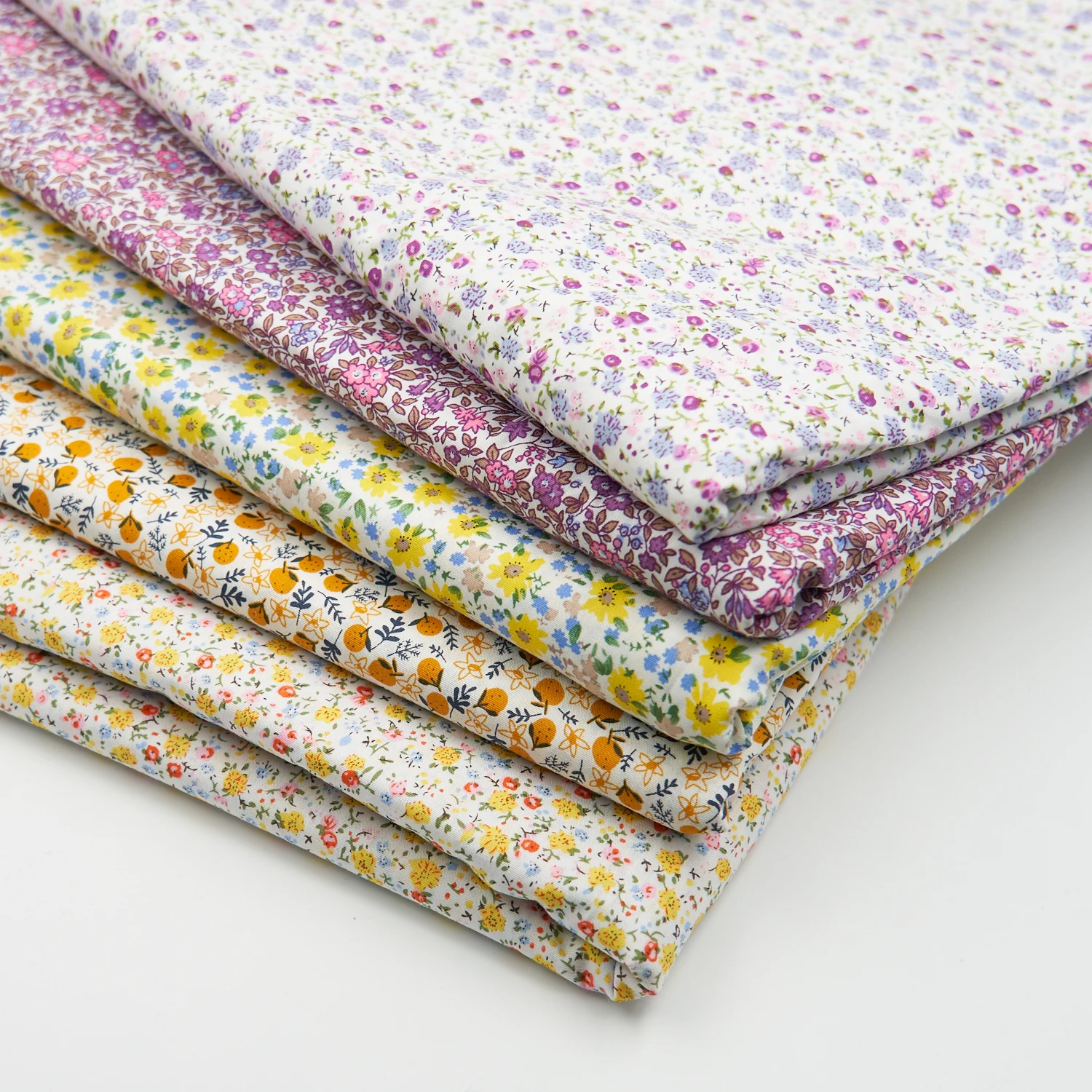 High Quality Custom Print 100 Cotton Fabrics Pieces Lawn Cotton Fabric