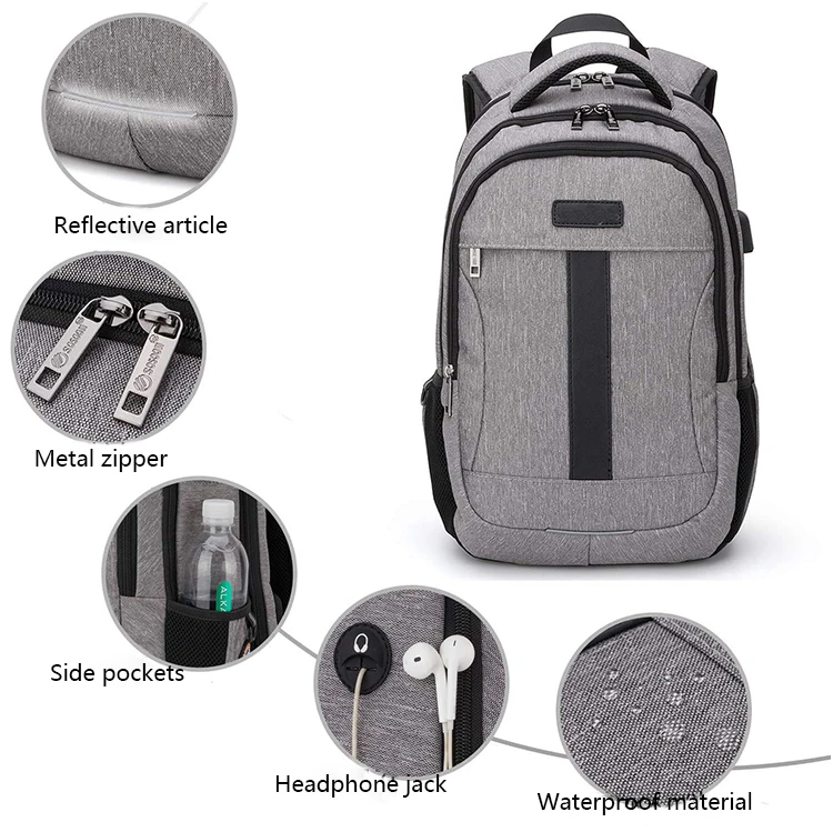 

Twinkle 2021 travel business waterproof backpack laptop customized with massage straps