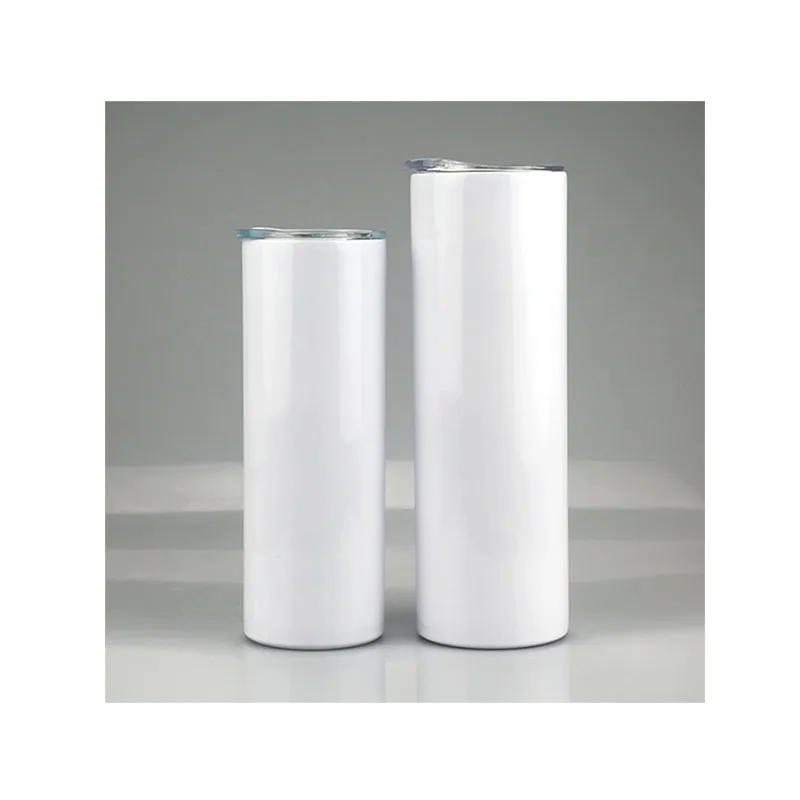 

20oz sublimation blanks skinny double wall stainless steel straight sublimation tumbler cups in bulk