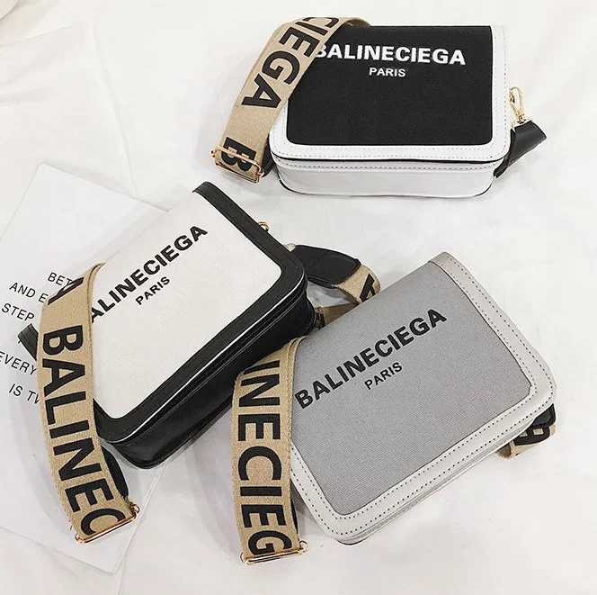 

2021 high quality small black sling bag woman shoulder bag crossbag fashion messenger Korean version rectangle bag lady, Picture