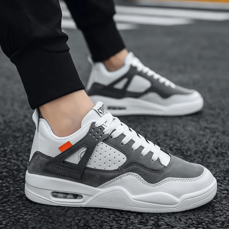 

Ins new thick sole patchwork designers casual sport men shoes sneakers 2020, White&grey/black/white&black