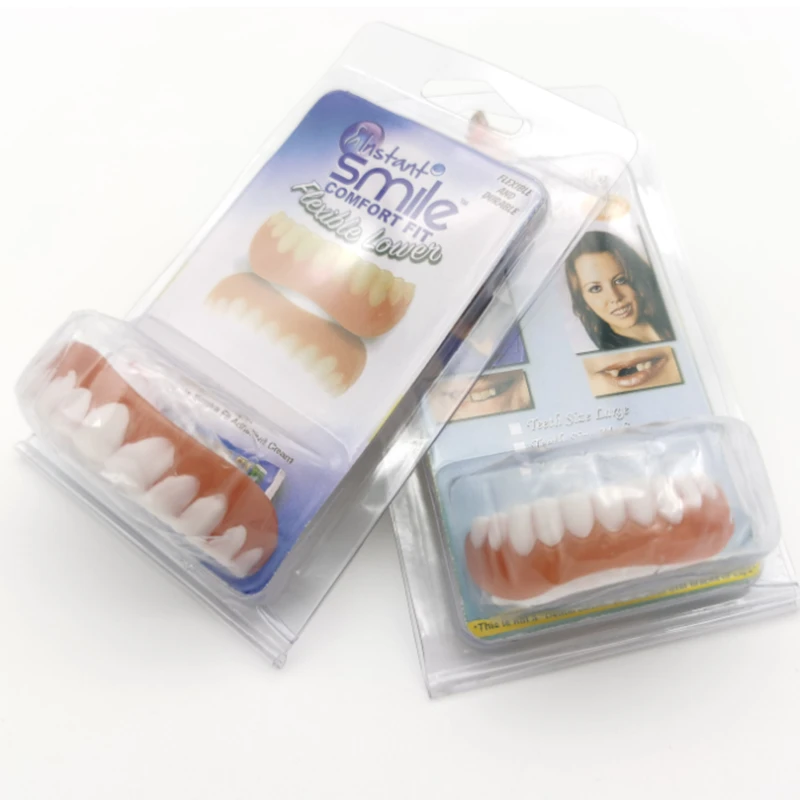 

dental teeth Perfect Smile Veneers Comfort Fit Flex Denture braces, White