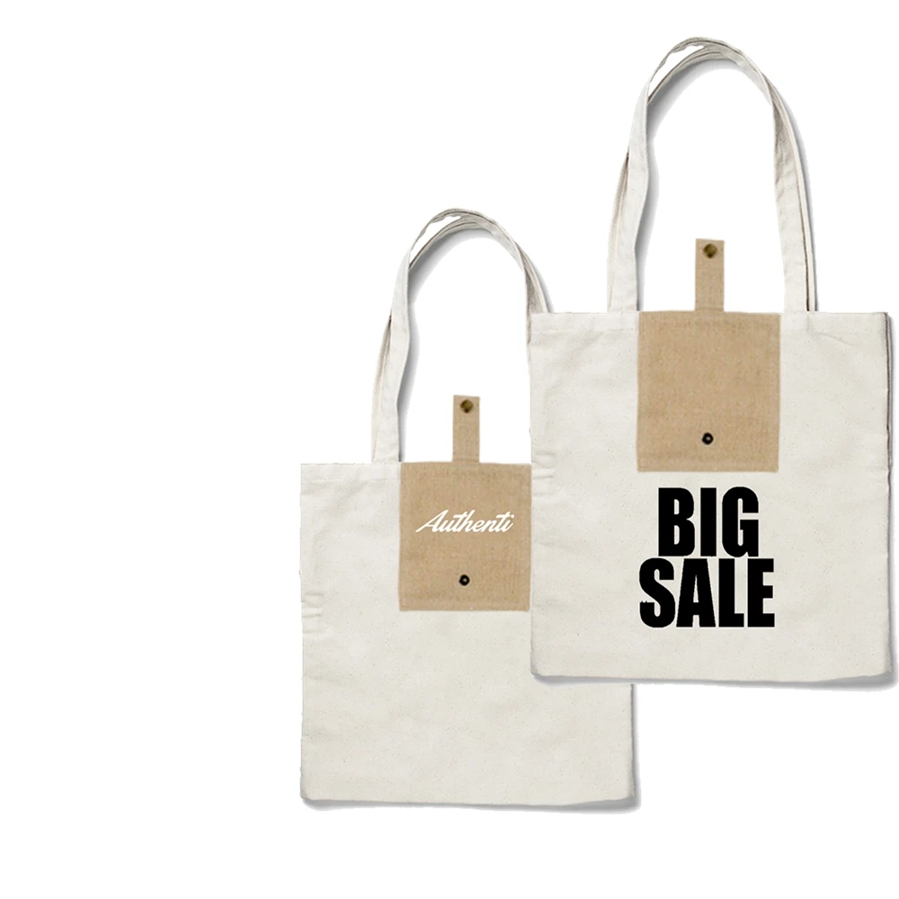 

Bulk environmental protection stylish organic cotton tote shopping grocery bag