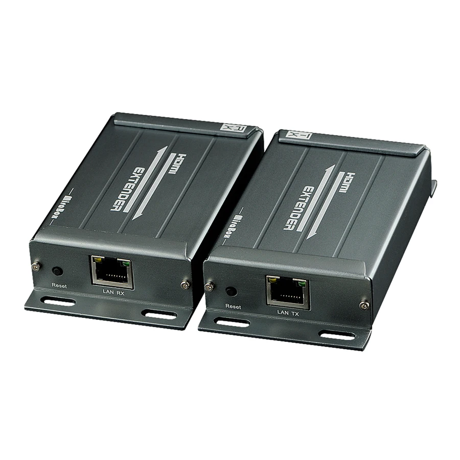 Shenzhen Factory 1080P@60Hz HDMI over IP Up to 150m with Audio Extractor One to Many Video Extender for CCTV Monitor