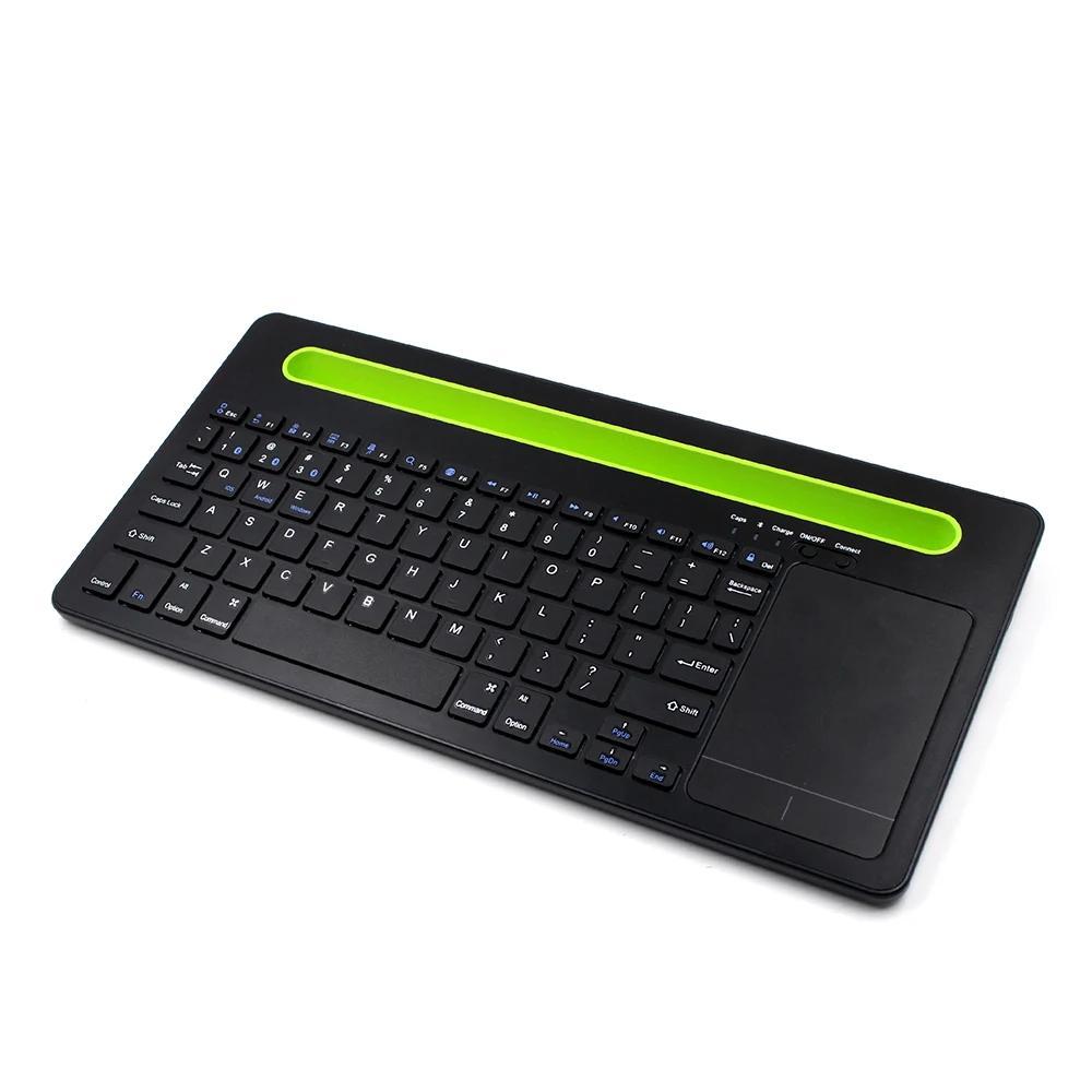 

Factory Portable dual mode Wireless Bluetooth Keyboard Bcm20730 With Touchpad mouse, Black,white or customized colors
