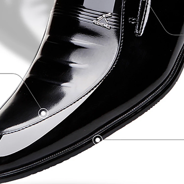 Exquisite workmanship business mens flat soft sole leather dress shoes