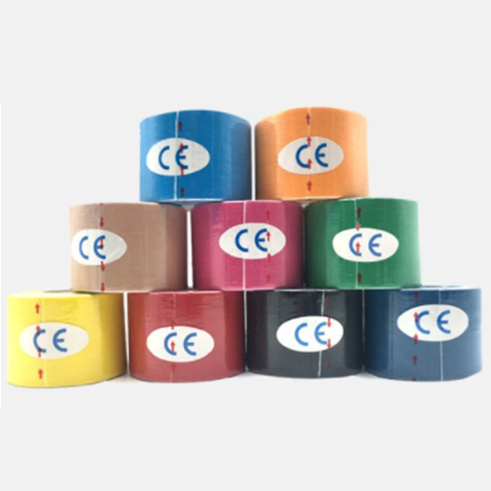 

Different Materials Custom Cheap Multicolor Protective Athletic Medical Kinesiology Muscle Supportive Sports Tape