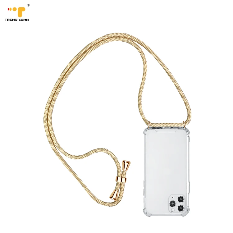 

PPM Crossbody Lanyard Phone Case 2021 For iPhone 12/12 Pro Clear Case Shockproof