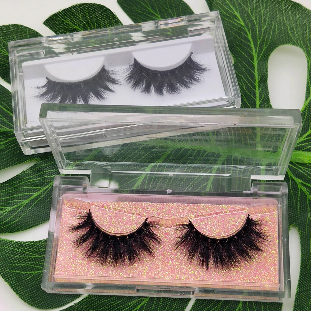 

Handmade Private Label Faux Mink 25mm 30mm Lashes Bulks Wispy False 3d Mink Eyelashes Wholesale