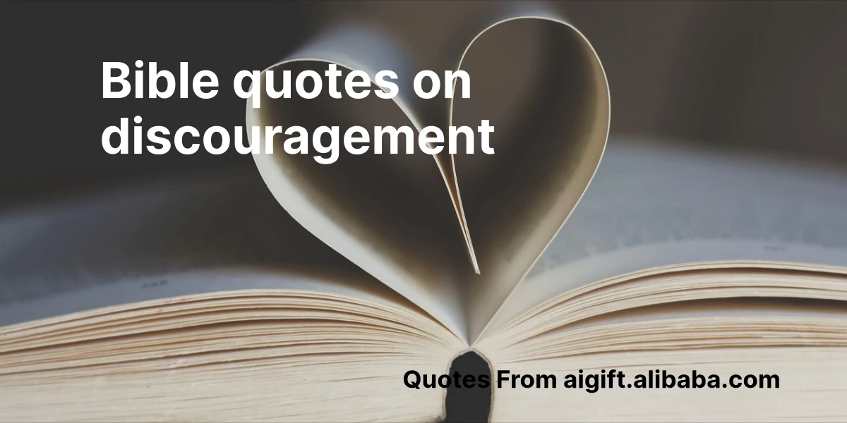 bible quotes on discouragement