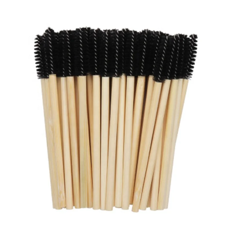 

Disposable Micro Plastic Mascara Brush Colorful Eyelash Extension Wands
