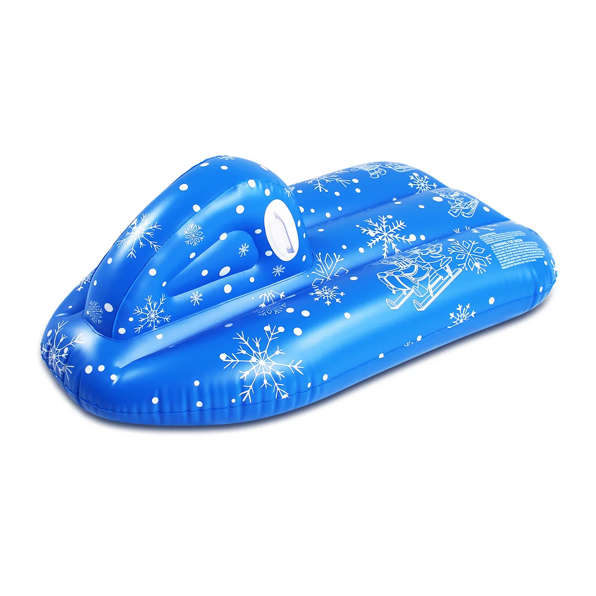 

Winter Sport Pvc Towable Inflatable Snow Tube Ski Snowmobile Tube Inflatable Snow Sled, Blue