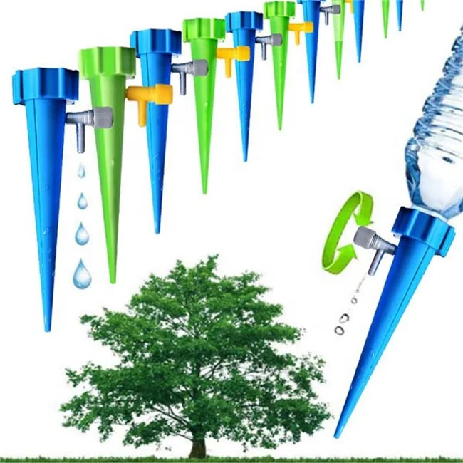 

6 Pcs/set Automatic Watering With Switch Control Valves Leaking Device Dripper