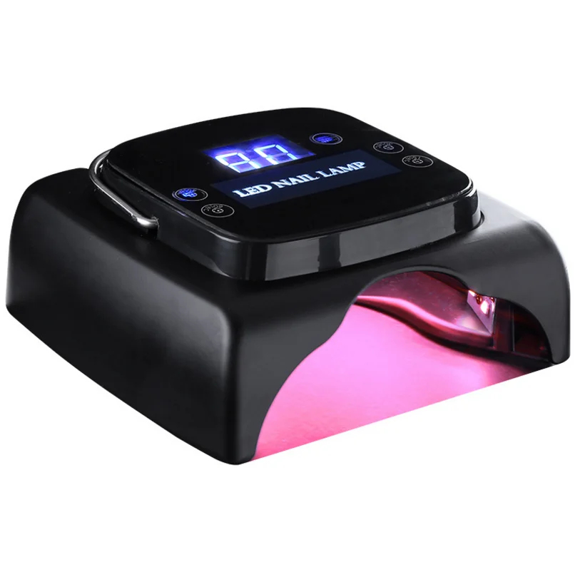 

Jinyi A9 30w 60w Hot Selling Portable Fashion Metal Shell Led Quick Led Nail Dryer Uv Red Light Nail Lamp, Black/white