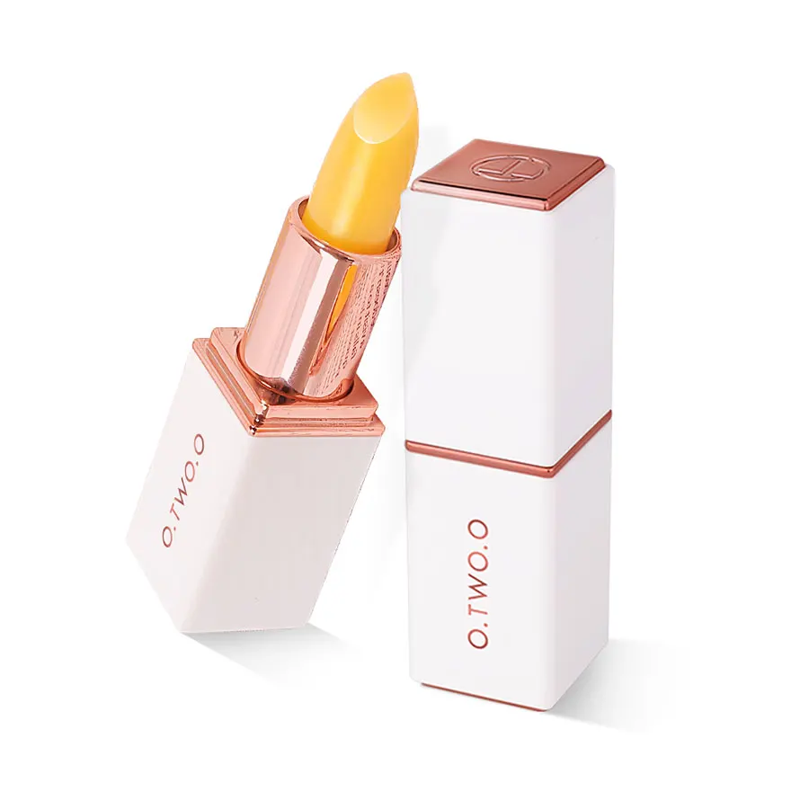 

O.TWO.O Vegan Honey Matte Not sticky Reduce Lip lines Natural Long Lasting Moisturizing Nutritious Plant Extract Repair Lip Balm, 1 colors