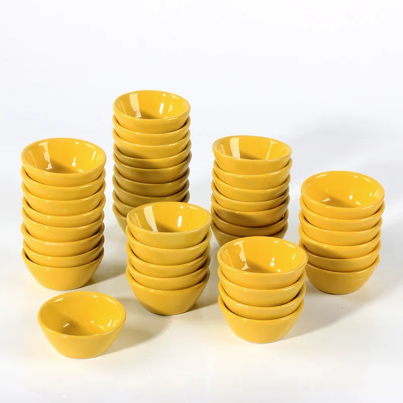 

Small ceramic pudding bowl with high temperature resistance special pudding steaming bowl
