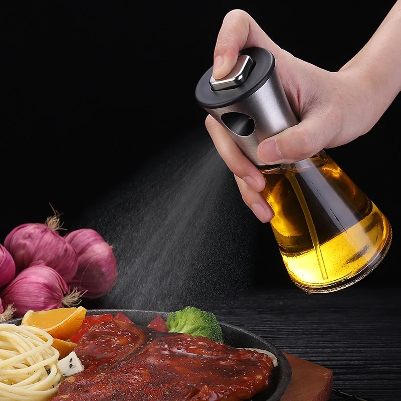 

BBQ/ Grilling/Cooking Tools Vinegar Glass Bottle Olive Oil Sprayer Dispenser (225 ML), Picture