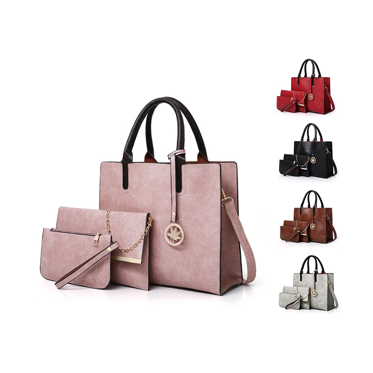 

Wholesale Fashion Designer PU Leather Ladies Big Shoulder Bags Women Luxury Custom Purses and Handbags, Colors are shipped randomly