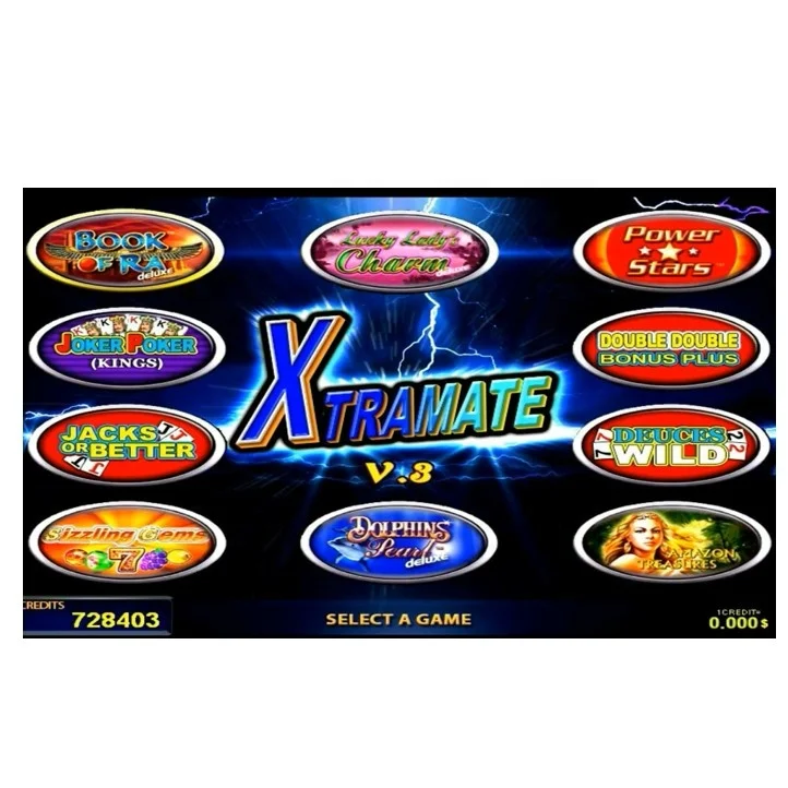 

super XTRAMATE PLUS slot game pcb 10 in 1 game for casino game machine