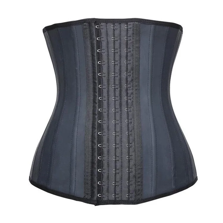 Dropshipping 100 Latex Corset Waist Trainer Durable Hooks Waist