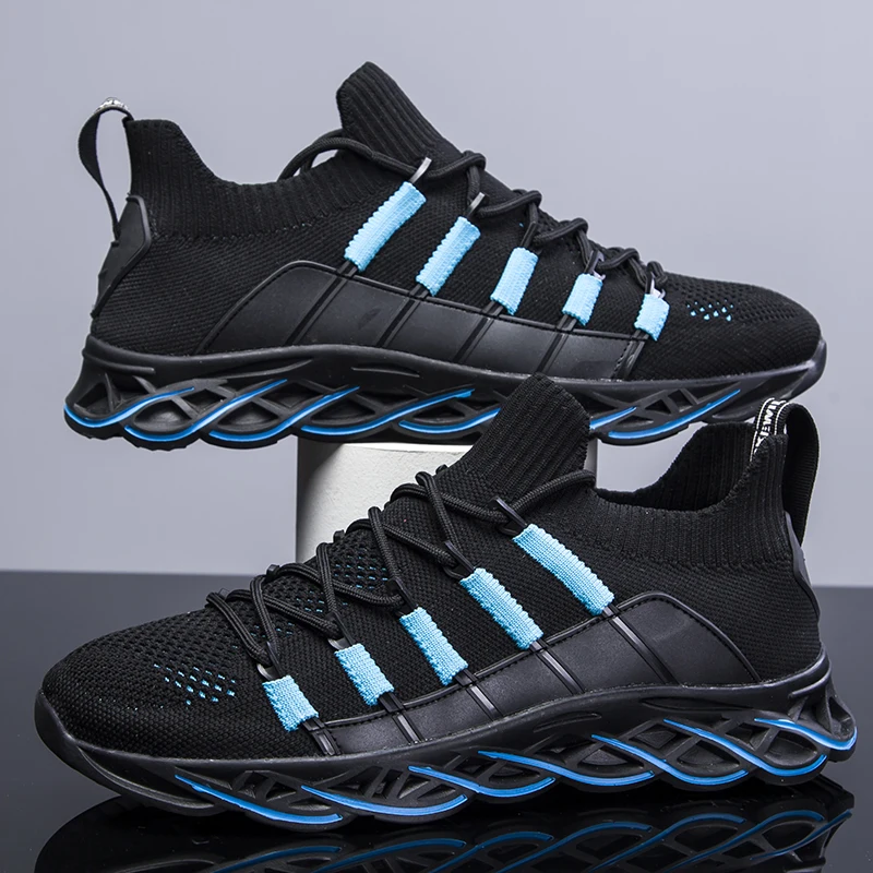 

Latest Design Free Shipping Men's Sports Shoes Black Sneakers Shoes Men