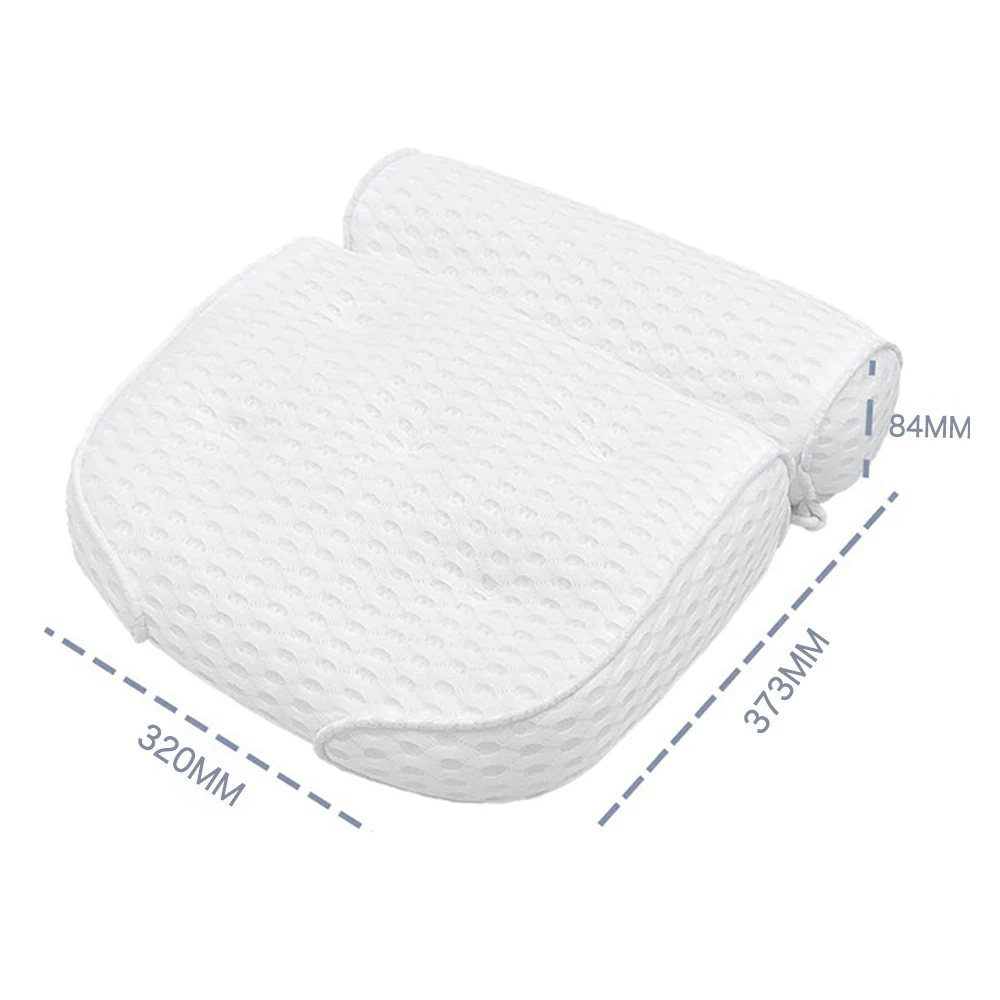 
WP03 GRS Patented product design 3D air mesh washable soft spa bath pillow 