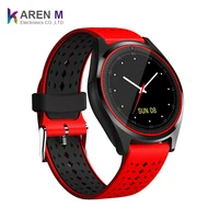 

Smart Watch 2019 Support SIM Card 2g Activity Sleep Tracker Smartwatch Sport Pedometer MP3 Music Clock V9 Smart watch