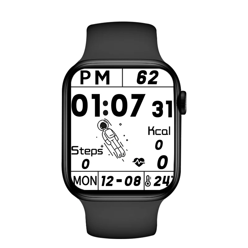 

new arrivals t500 plus smart watch for Men Women Fitness Tracker Heart Rate Monitor IP68 Waterproof Smartwatch, Black white rose gold