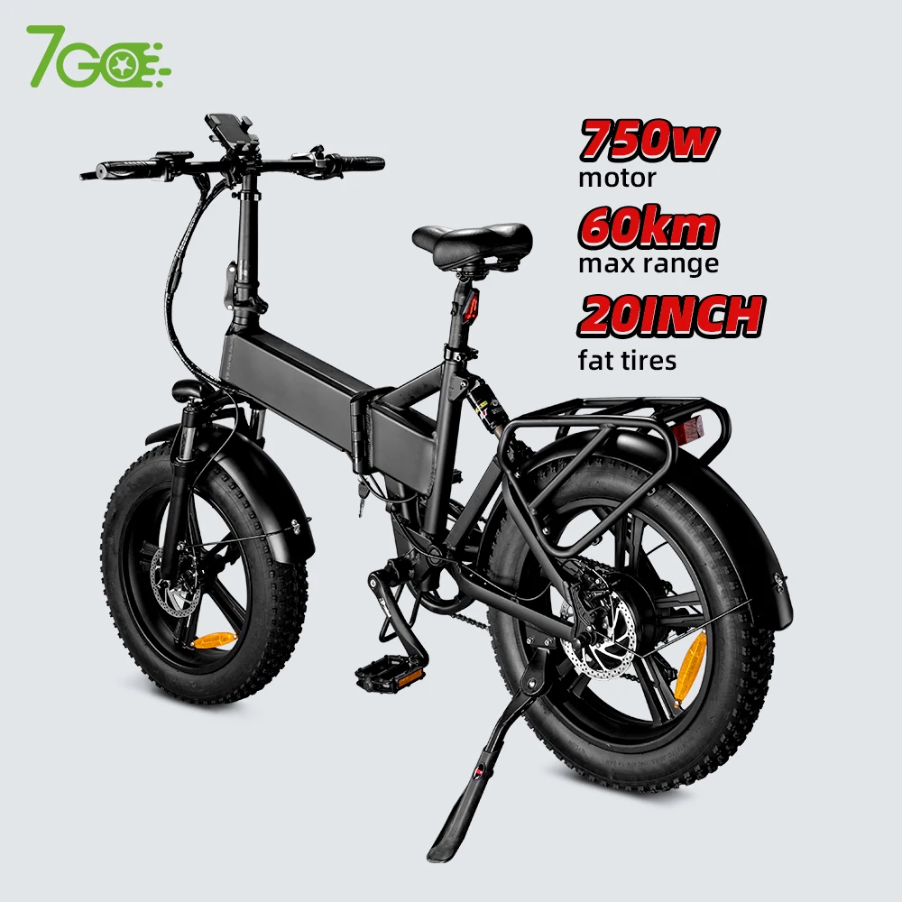 

2022 Hot Sale e-bike Folding 20inch Mountain fat wheel bike for Adults Foldable Electric Bike Ebike