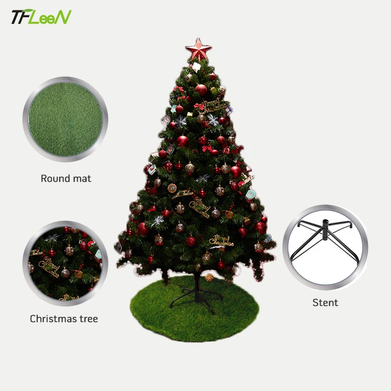 

Offline sales and eBay Etsy Amazon Suitable for Christmas decoration garden landscape grass mat round shape artificial turf lawn