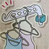 Best Seller Bathroom Plastic Laundry Hook Show Cycling Parking POP Display Rack With Plastic Hook