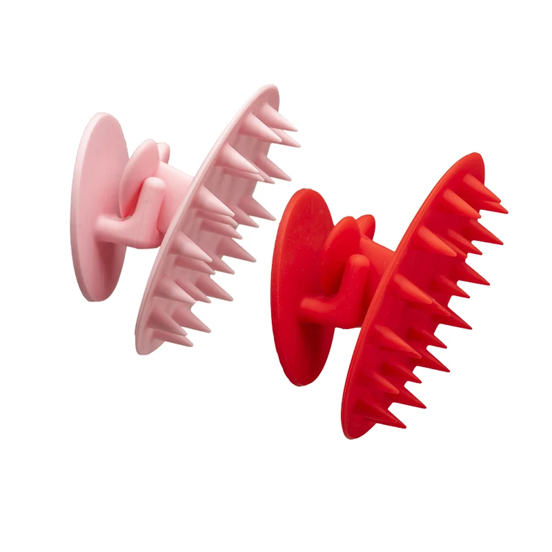 

Private logo Hair Scalp Massager Silicone Scalp Hair Massage Shampoo Brush
