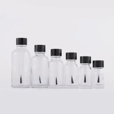 

FTS Empty Nail Polish Glass Bottle With Brush Cap