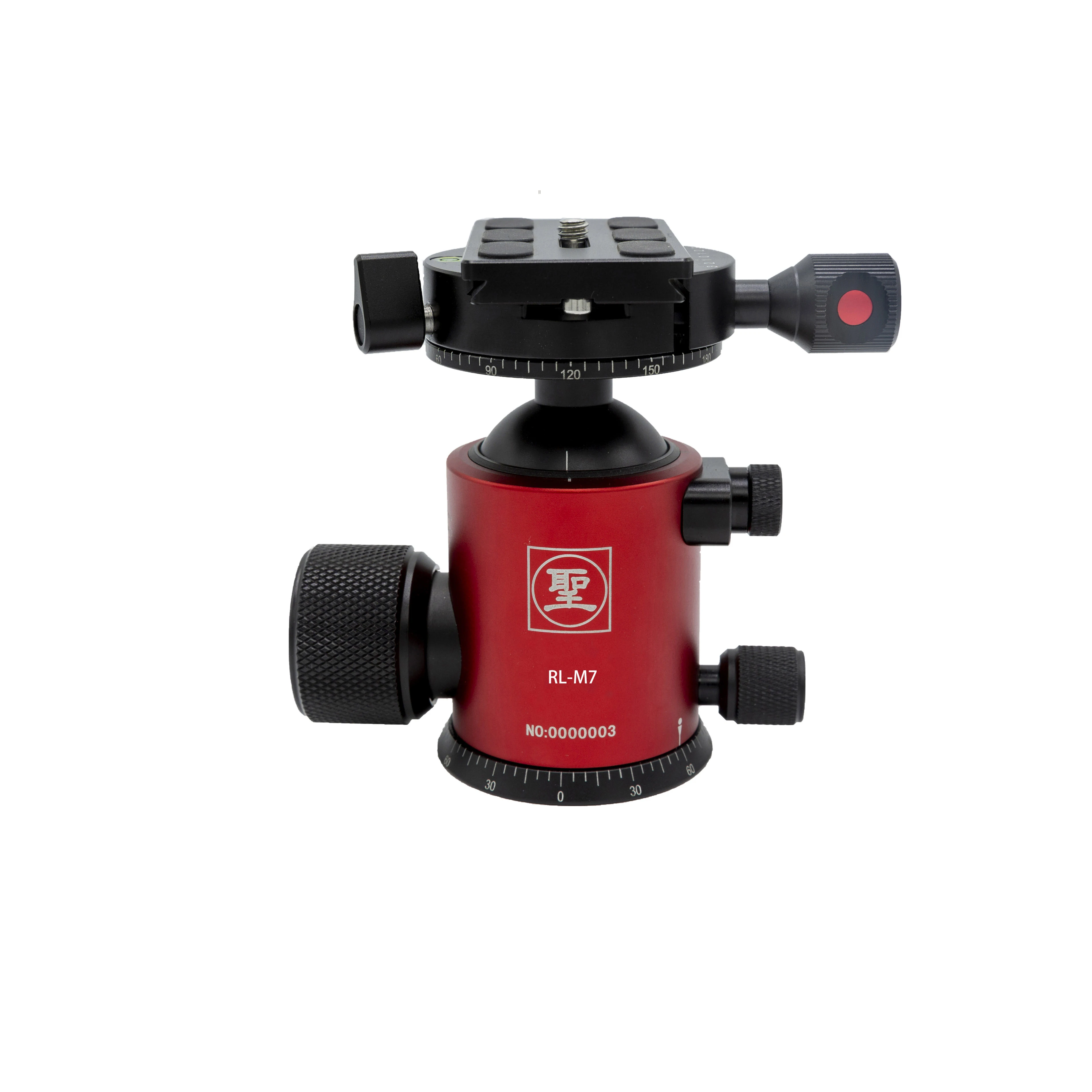 
Dason.S Aluminum Tripod Ball Head Ballhead Quick Release Plate for Pro Camera Tripod 