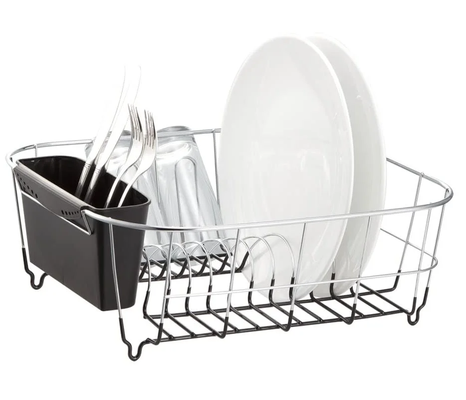 

Plated Steel Small Dish Drainers (Black)