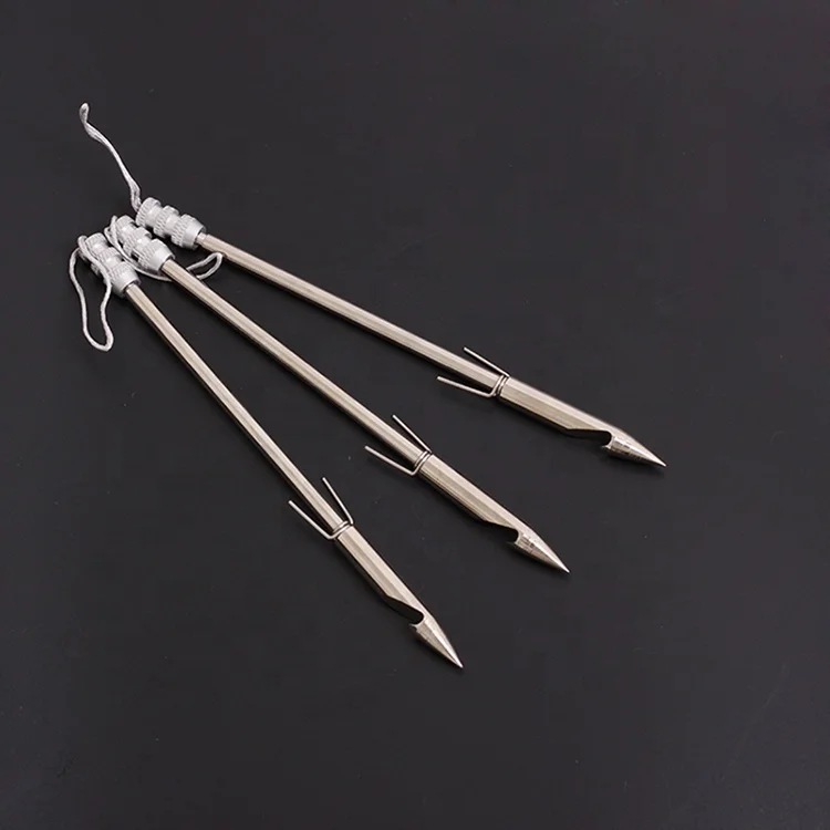 

New Design Archery stainless steel fishing slingshot broadheads arrowheads for bow fishing tackle accessories