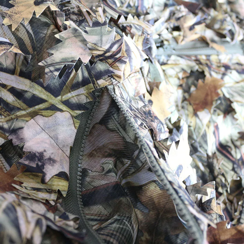 Outdoors Camouflage Suit Forest 3d Leaf Camouflage Ghillie Suit ...