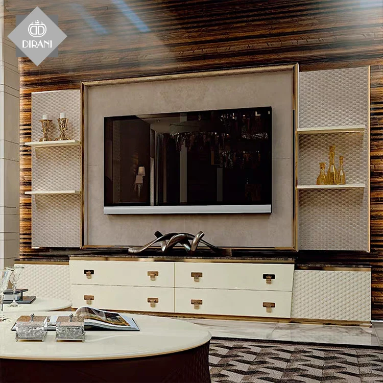 Nordic L Shaped Tv Stand Marble Set Living Room Luxury High