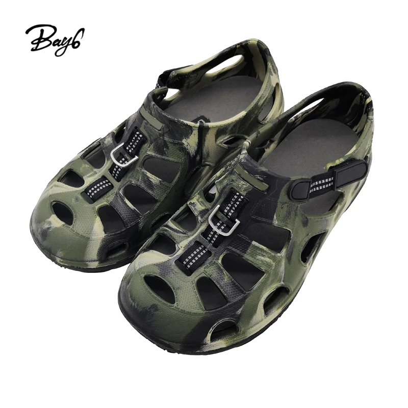 

Camouflage Casual Water Shoes Platform Slipper Hole Beach Sandals For Men Walk